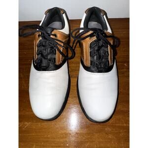 FootJoy Golf Shoes Men’s 9M Contour Series 54108 Brown/White Soft Spikes